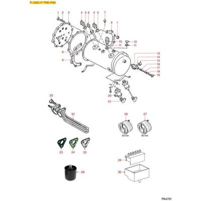 Kessel / Boiler | PAVONI P1 - P3 - P90